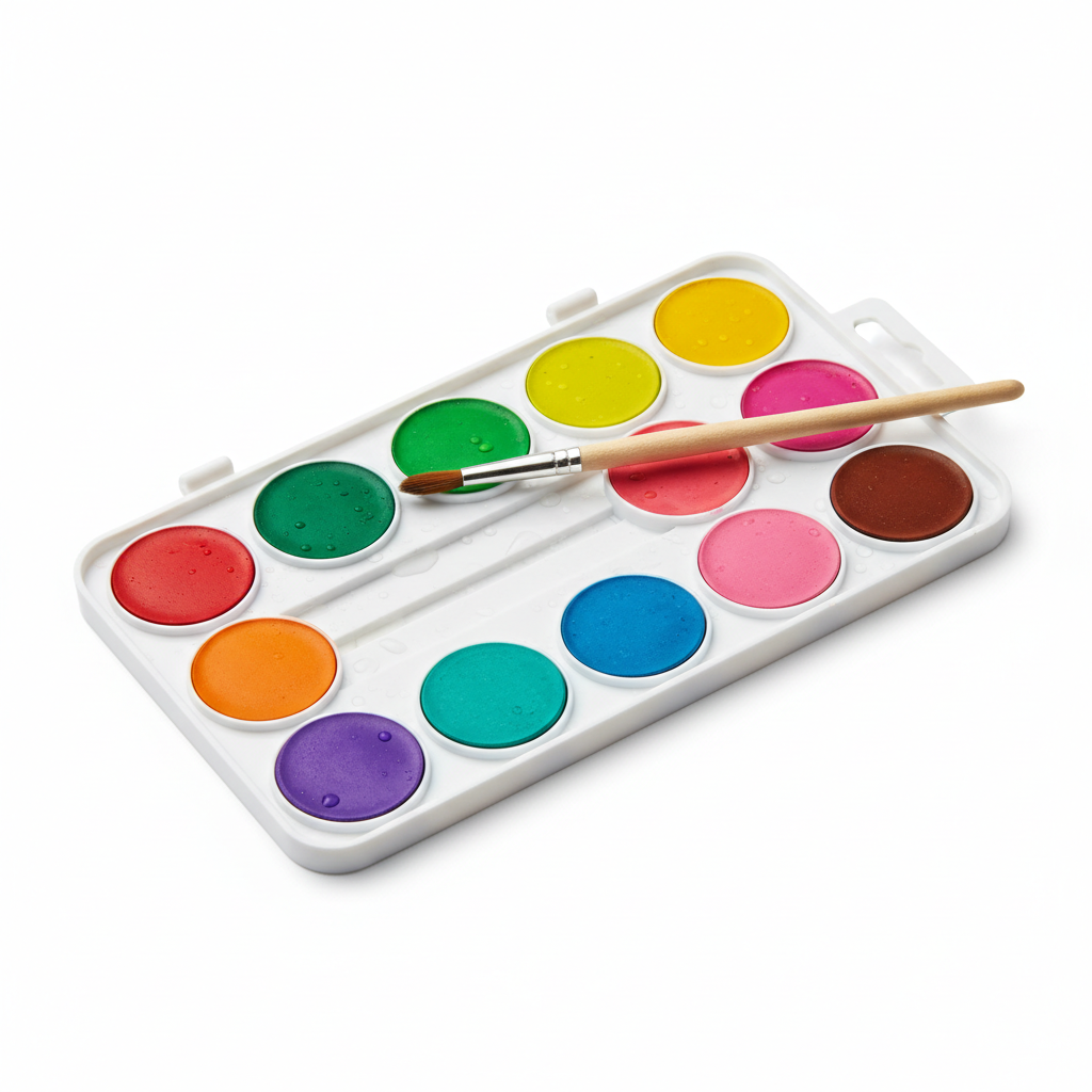 ألوان مائية للأطفال - 24 لون
